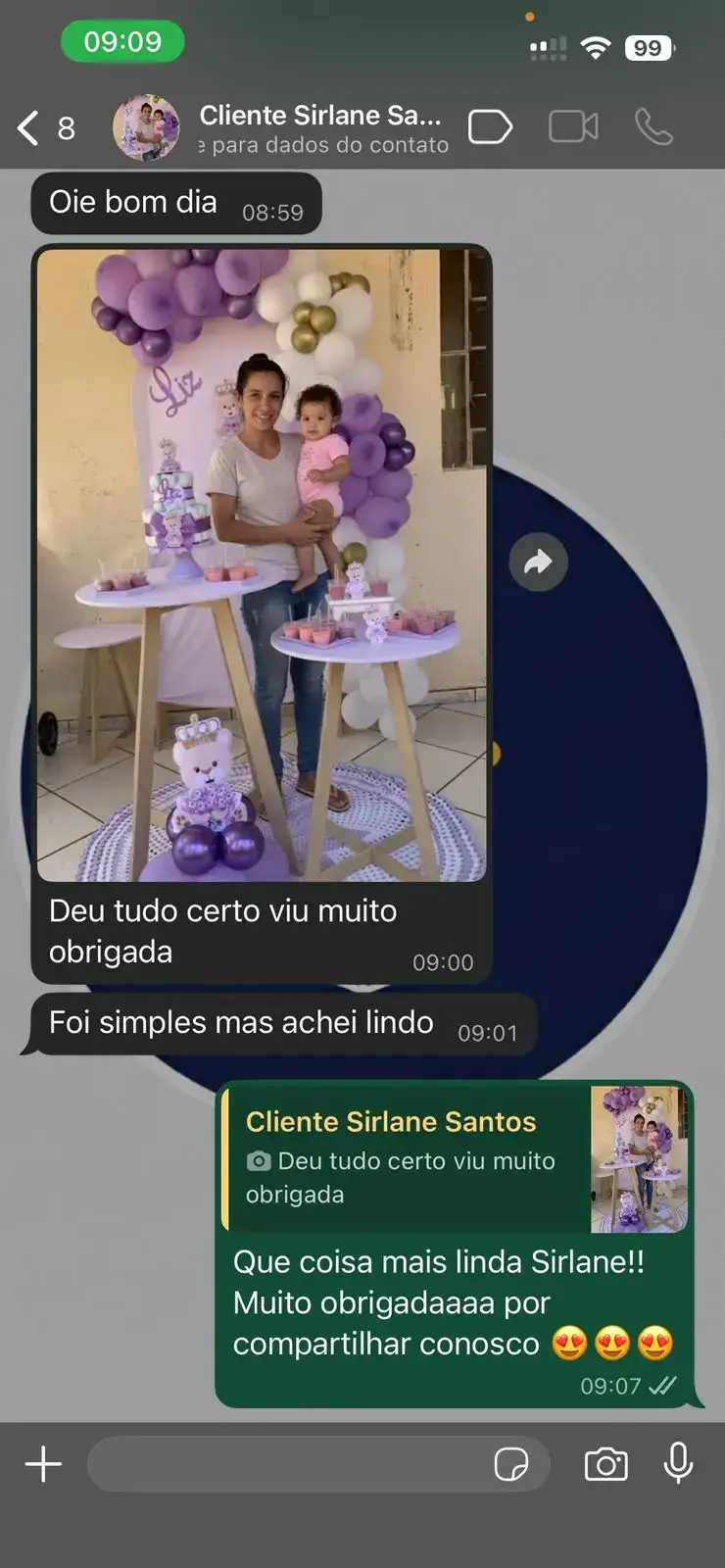 Depoimento de cliente